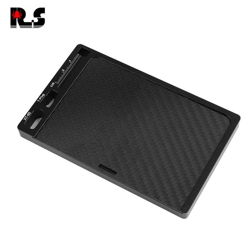 RS红蜘蛛 模型车零配件收纳盒 带磁性螺丝盒 T插XT60插头焊台 R95