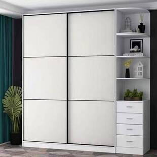 简约衣柜移门定 制衣柜门推拉门订 做实木衣柜门定 做纯白色柜门