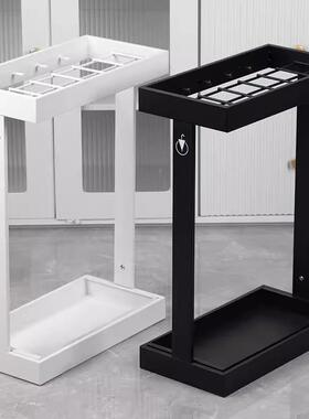 大铁艺伞架商用酒店堂雨伞架放置可LO架GO雨伞收纳YRG架便民收纳