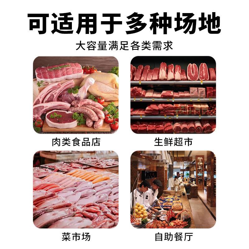 商用玻璃门前视窗平岛柜大视窗展示冰柜大容量卧式冷藏冷冻柜冷柜
