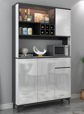 轻奢边柜高柜现代简约餐柜厅酒一体客靠墙厨房储物柜家用薄UMY款3