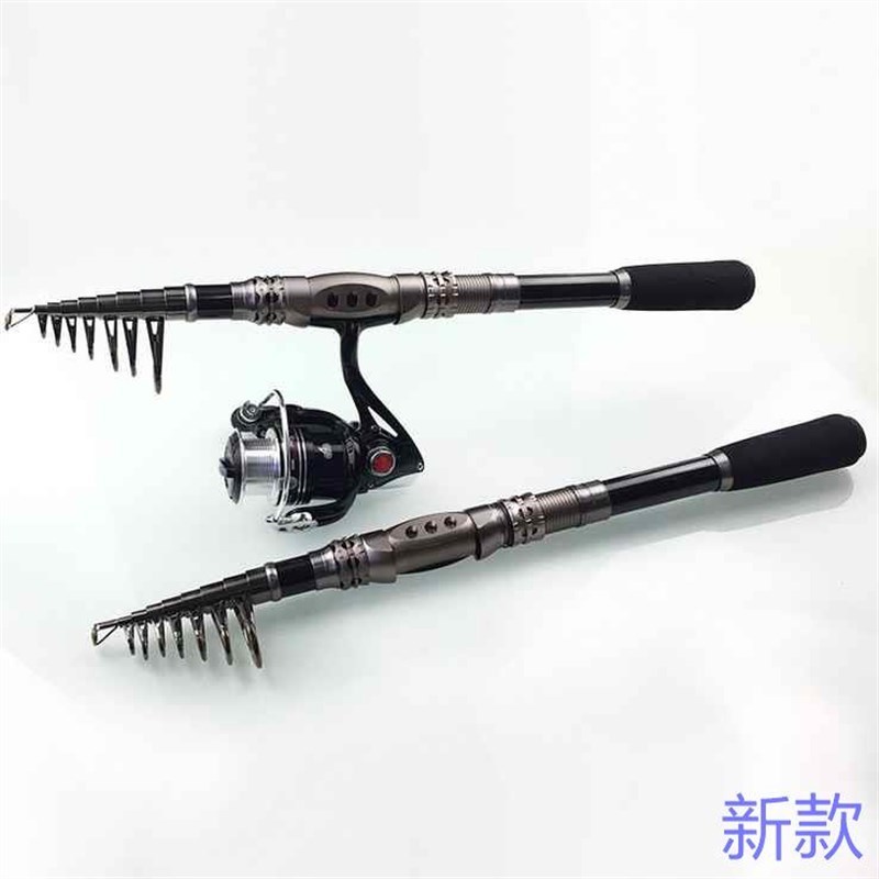 碳素海杆海竿抛杆远投竿路亚超硬调竿便携短节海竿1.8米2.4米新款