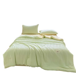 泡泡纱夏凉被四件套夏季夏天空调被子被芯夏被宿舍全棉可机洗