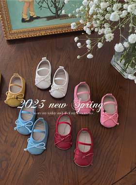 婴儿鞋子春季新款韩版婴幼儿软底步前鞋宝宝室内防滑防掉跟小皮鞋