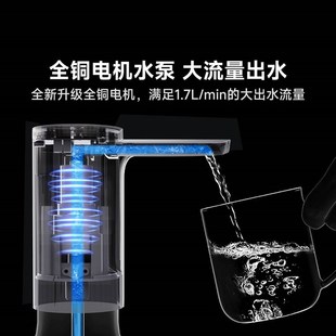 小浪折叠上水器桶装水电动抽水器吸水泵纯净水桶取水饮水机压水器