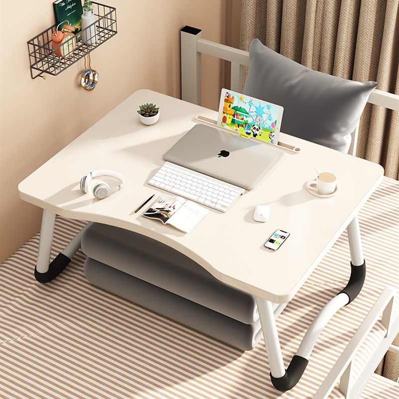 床上书桌电脑折叠桌床上吃饭用小学生宿舍写作业书桌收缩饭书桌子