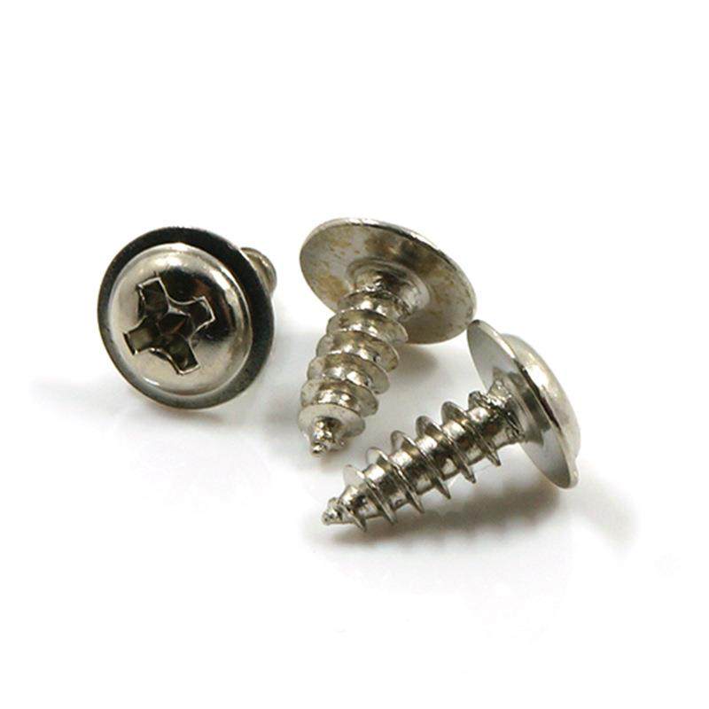 PWA镀镍圆头介子螺丝盘头头十字自攻螺钉M2电子小螺丝厂家生产