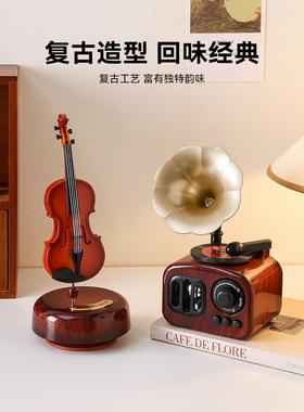 覆古怀旧留声机音乐盒装饰入口客厅家庭装饰酒吧咖啡馆创意装饰