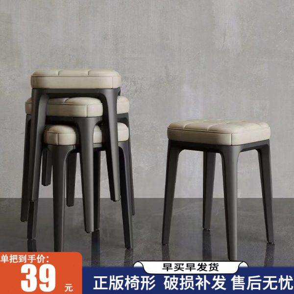 家用塑料凳子简约可叠放餐桌凳加厚方凳餐椅梳妆凳餐边凳客厅板凳,住宅家具,其它凳子,淘宝优惠券,粉丝福利购,淘宝优惠卷