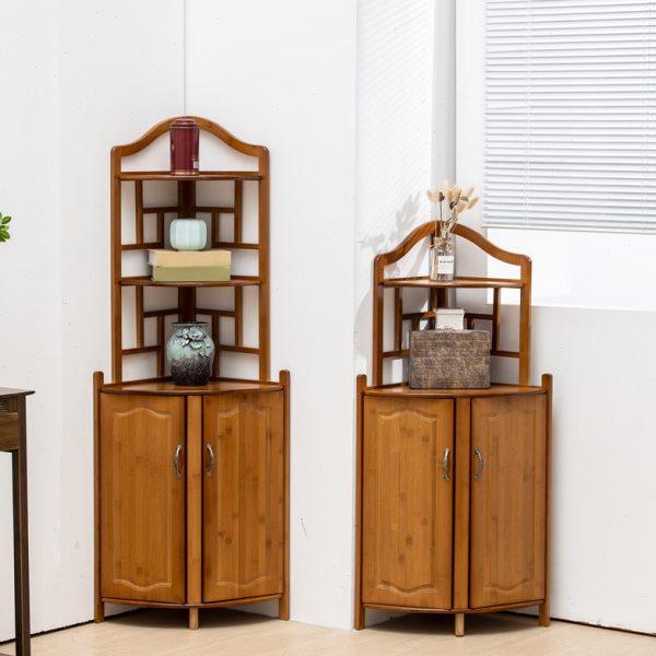 新中式角柜柜非实木边角拐角储物柜转角置物架客厅墙角三角形柜子,住宅家具,角柜,淘宝优惠券,粉丝福利购,淘宝优惠卷