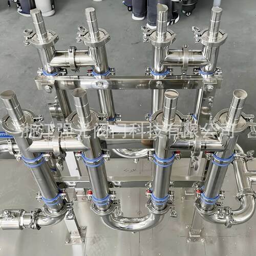 锂电池浆料除铁器可移动U型管道流体除铁车不锈钢磁棒磁性过滤器
