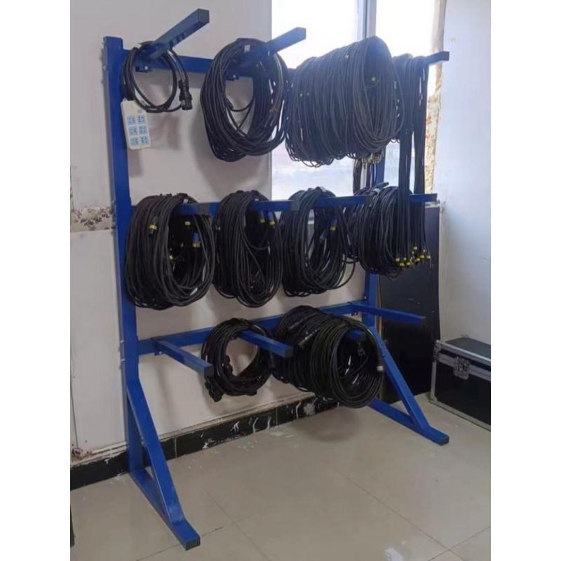 挂线架舞台灯光j线材整理展示架电线缆悬挂架托臂式挂线货架可定