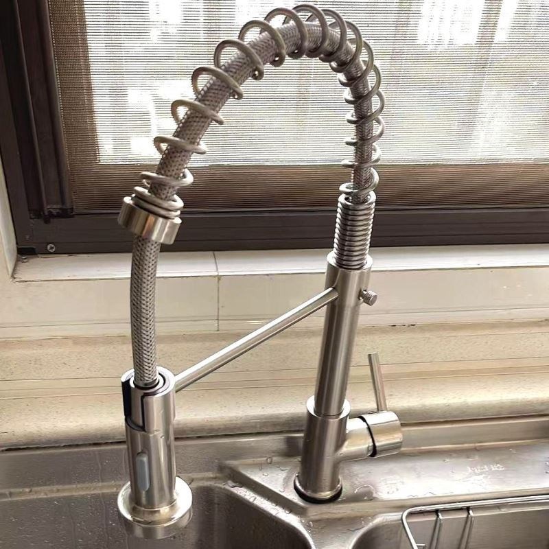 龙头双用单孔净水直饮冷热出水带底G板弹簧洗碗盆菜盆不锈钢厨房