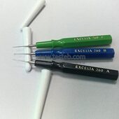 点胶 注油 刮拔挑针 260A微型针0.25mm尖头黑色小铲 美国Excelta