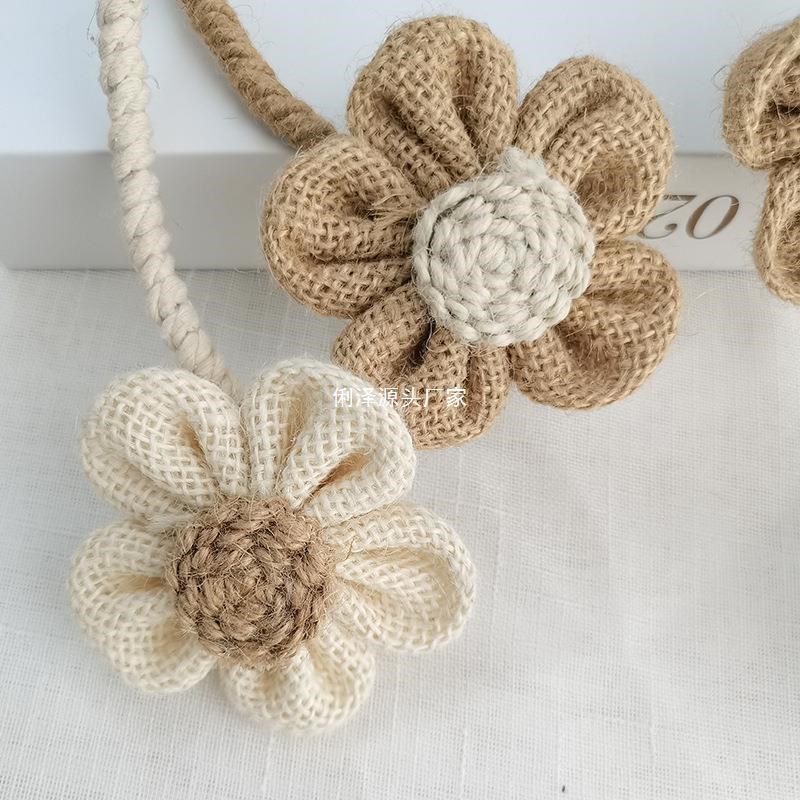 创意窗帘扣绑g带一对装轻奢扎束带可爱扣环收拢夹花朵配饰点缀