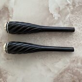 麻花轴 紫檀木二胡琴轴 二胡琴轴 黑檀木二胡轴