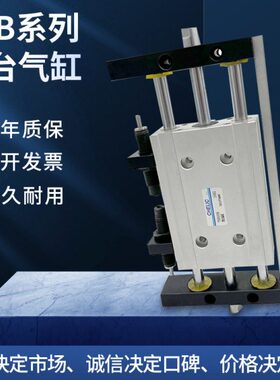 气立可导杆滑台气缸TXU/TXB32X50X75X100X125X150-AM2