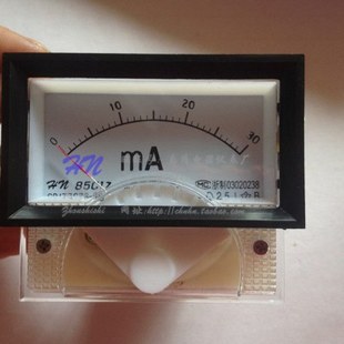 85C17指针式直流电流表10mA 20mA 30mA 50mA 100mA