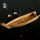 寿司船意境竹简易船刺身船修长三文鱼干冰船龙虾船刺身寿司料理船