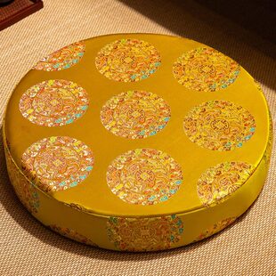 蒲团坐垫禅修垫加厚拜佛跪拜垫圆形日式榻榻米垫子家用打坐垫定制