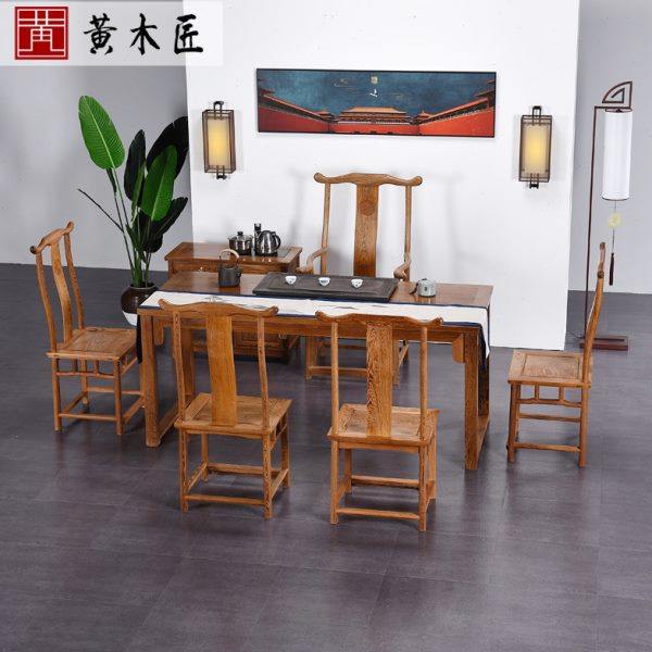 鸡翅木功夫茶桌 红木茶桌椅组合 新中式实木禅意茶台泡茶桌茶艺桌,住宅家具,茶几,淘宝优惠券,粉丝福利购,淘宝优惠卷