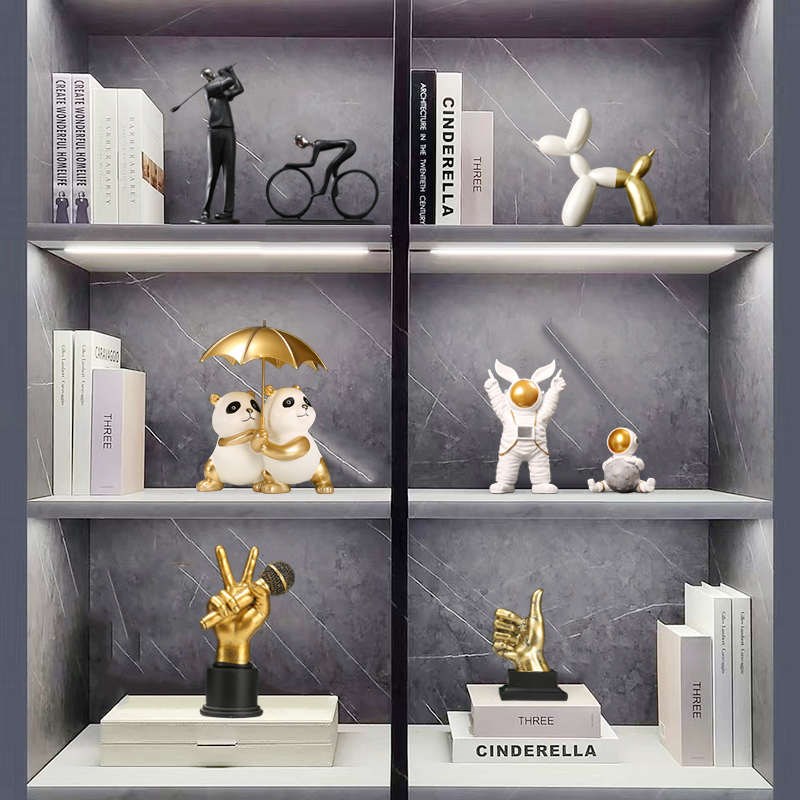 书柜摆件创意客厅电视柜书房办公室装饰品轻P奢现代新家乔迁新居