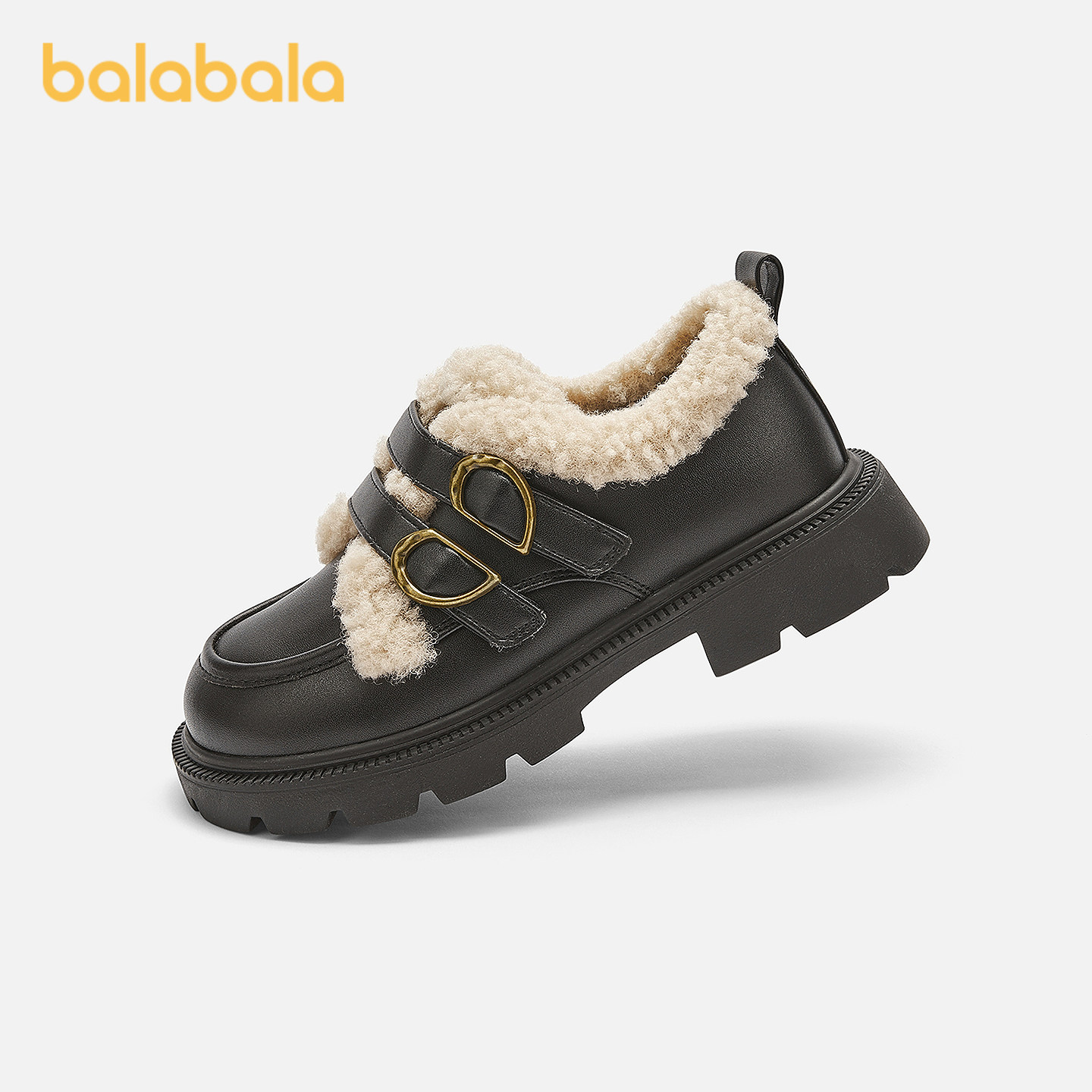 巴拉巴拉balaOne公主鞋仿羊羔毛