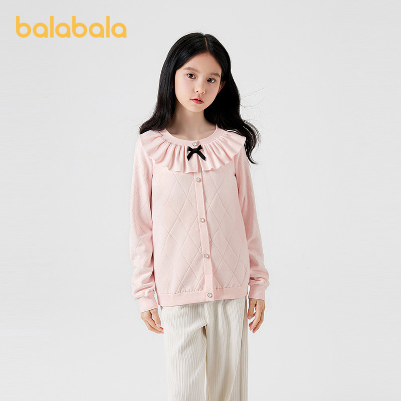 巴拉巴拉balaone毛衣女针织开衫