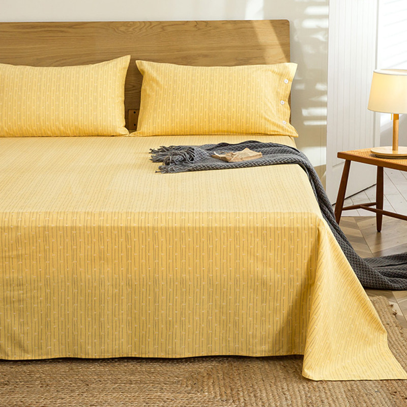 纯棉加厚磨毛床单单件冬季宿舍单双人学生2.0x2.3米被单被罩儿童