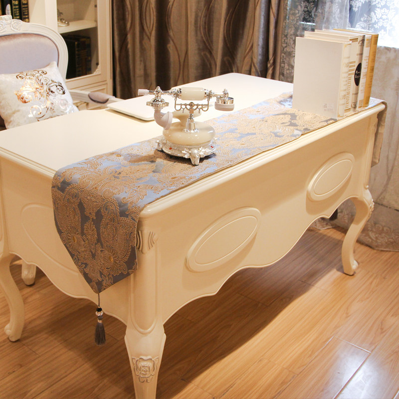 现代简约欧式桌旗美式桌布茶几旗床旗吧台桌巾餐桌布艺装饰盖巾布