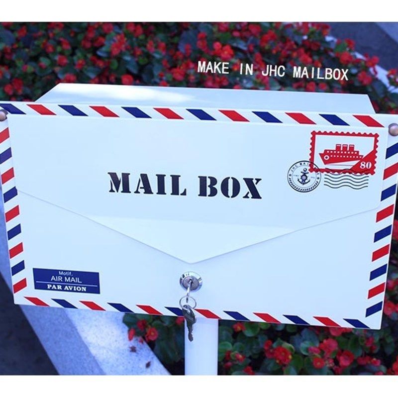 1035c  信封造型挂墙 别墅立杆式邮箱 信报箱 邮筒 店铺装饰信箱,商业/办公家具,邮筒/信报箱,淘宝优惠券,粉丝福利购,淘宝优惠卷