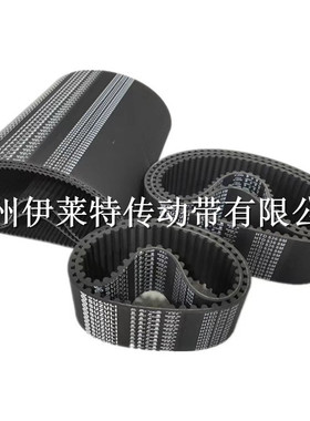 拉缆收线缆牵引机同步带12X60X1000绿色平皮带 PVC管材橡胶牵引带