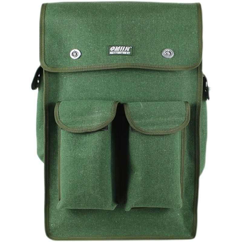 帆布工具背包 工具包双肩包劳保加厚加大多功能耐磨男安装维修