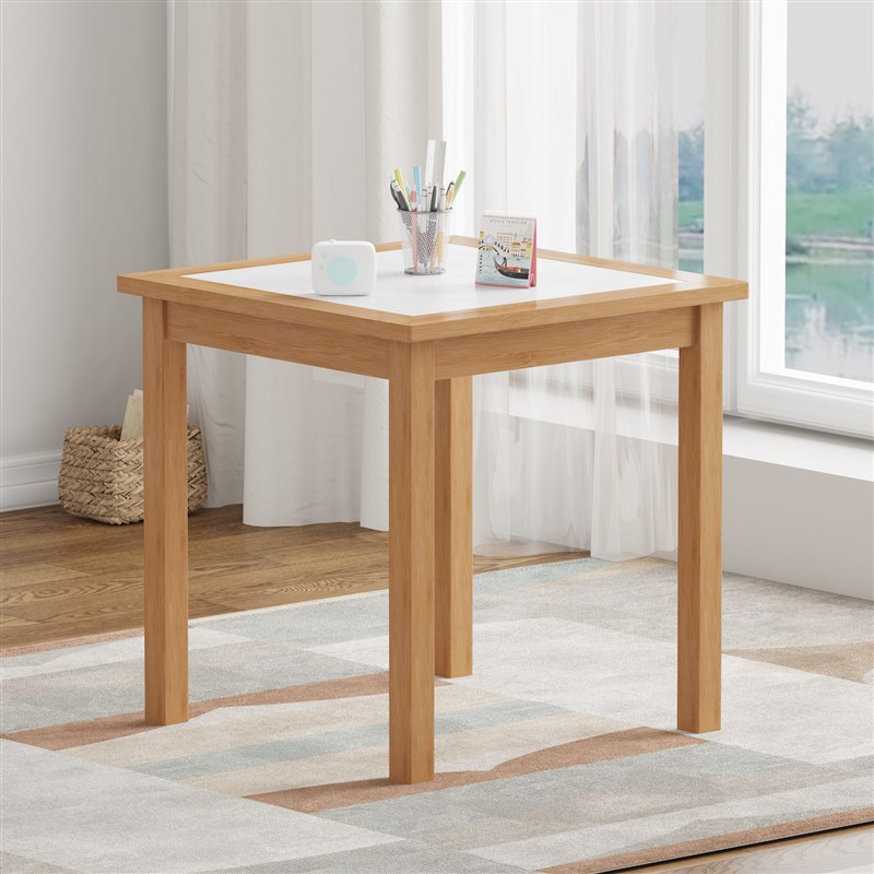 正方形方桌岩板桌餐桌简约家用客厅吃饭桌子小户型实木茶桌写字桌