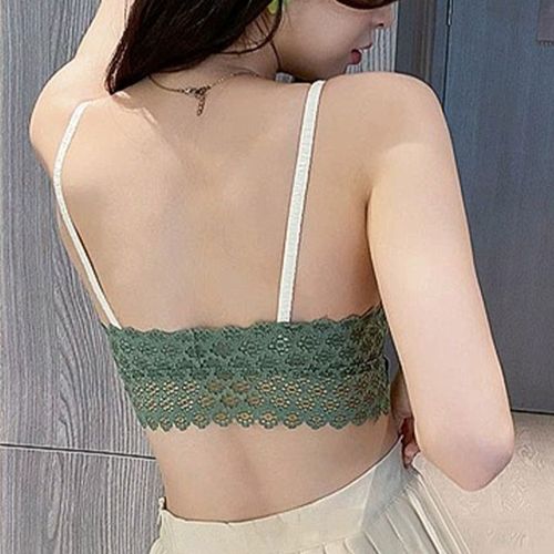 前扣式美背内衣少女小胸聚拢无钢圈法式三角杯胸罩夏薄款文胸bra