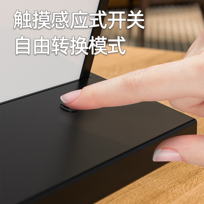 充电灯箱双面台卡餐桌牌价格发光展示牌菜单a4透明卡水牌立式a5桌