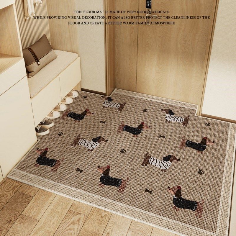 入户门口专用地垫2025新款仿亚麻进门门口垫脚垫防滑耐脏玄关地毯,居家布艺,入户地垫,淘宝优惠券,粉丝福利购,淘宝优惠卷