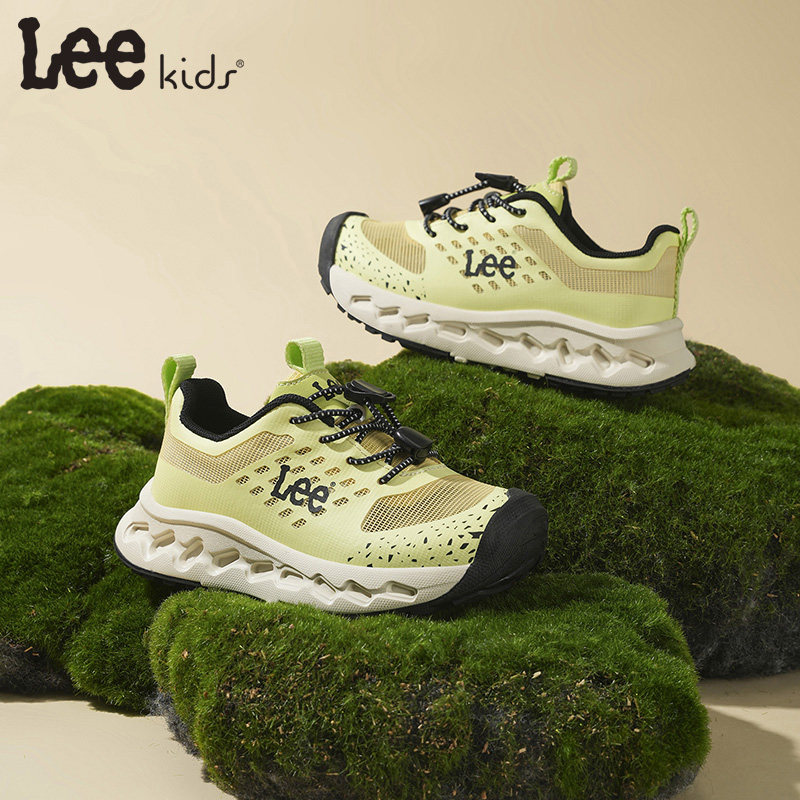 Lee Kids童鞋儿童运动网鞋夏季新款网面透气户外休闲男童篮球鞋子