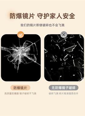 能云朵eld梳妆台镜子卧室壁智挂挂异墙式化妆镜74带灯发光形梳妆