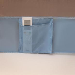 新款坐床式全底儿防摔拉蚊帐方密顶家用加加高1.童8ZOP双开门链蚊