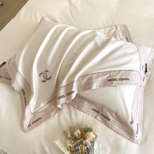 纯轻奢A类100长绒棉支四件套山茶花全棉睡床上用裸品棉床单AL6210