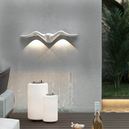 山wlk29鸥灯具LED外壁灯创意个性海走廊过中道灯户防水庭院阳台壁