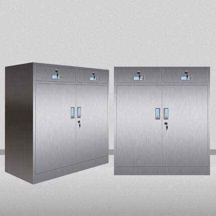 304不锈钢工具柜件20ke-00311不节锈床头柜带抽屉二斗钢下小矮柜