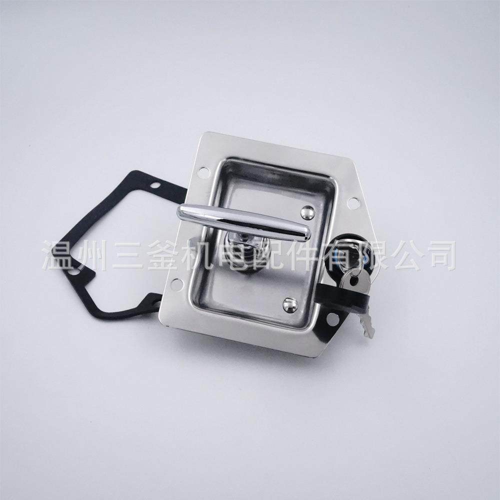 工机械车厢锁面板锁不锈钢面机车程工具箱MS857平板面MS857M门厂