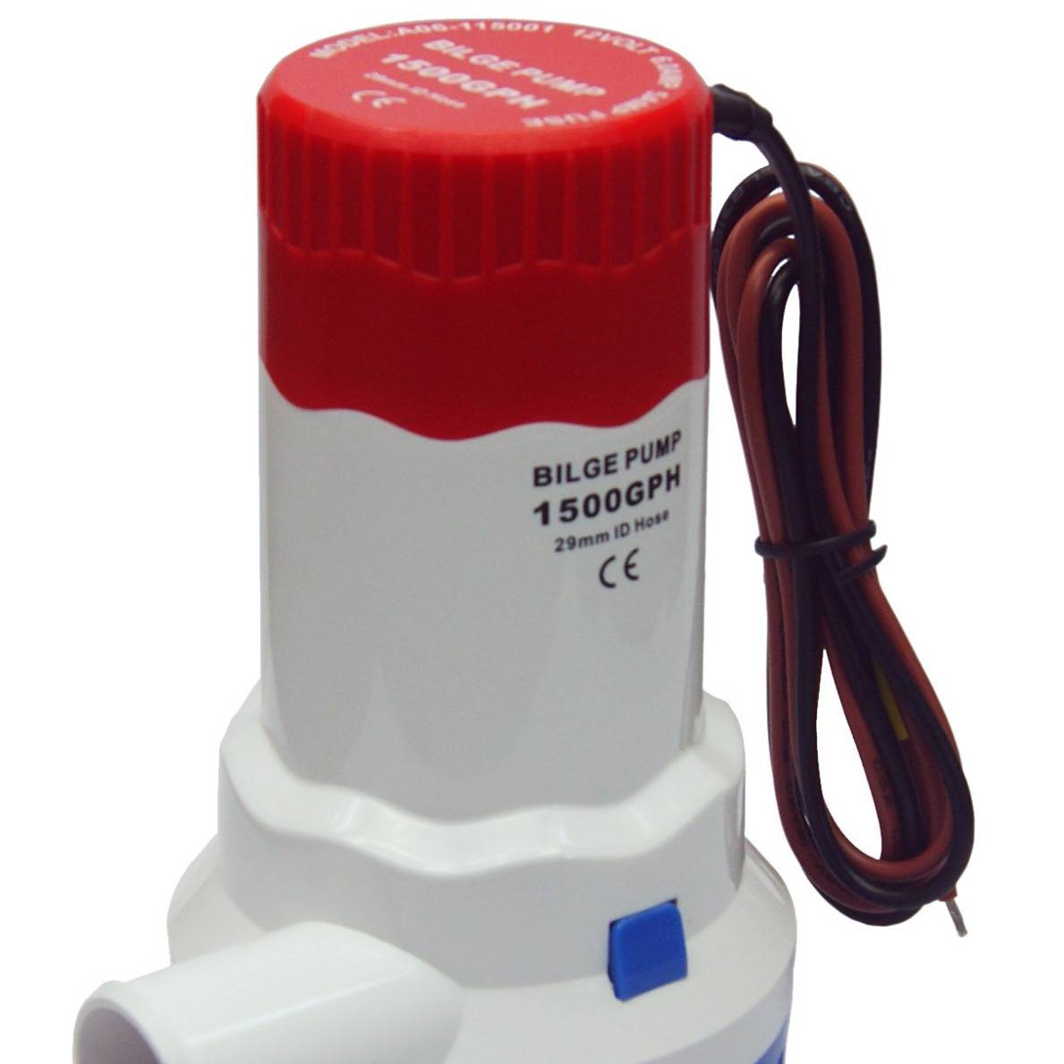 新款海水泵直销12V直流微型水泵船用排污水舱底潜水泵1500GPH套装