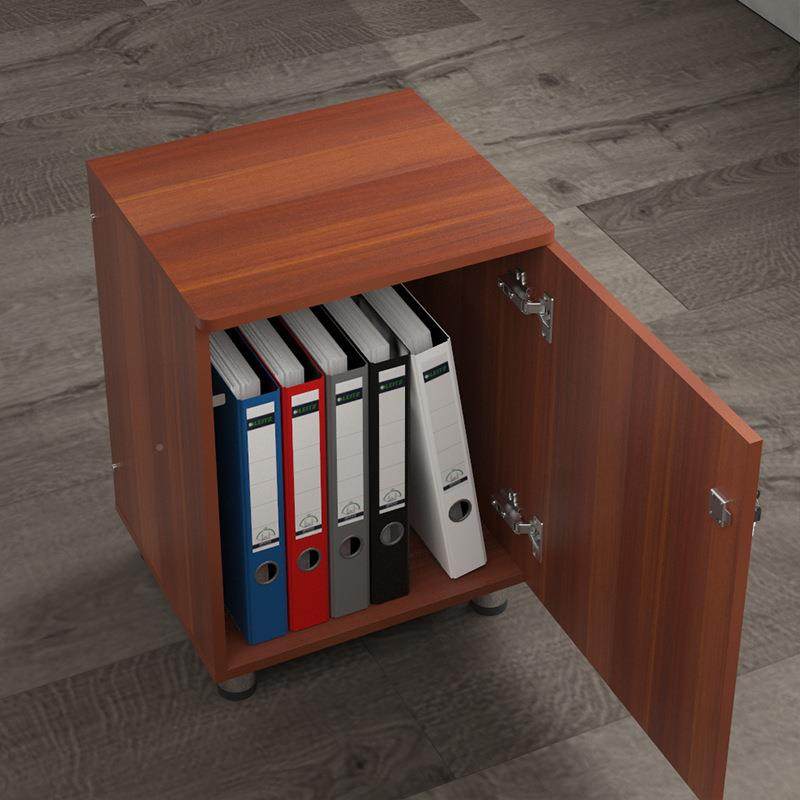 桌收纳文件柜矮柜移动【X45单办公子带锁落柜可地柜放保下险箱单