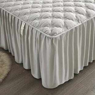 ll洗棉床MBL裙式床罩单件色夹纯棉防尘保护套1水.5米1.床单床笠8