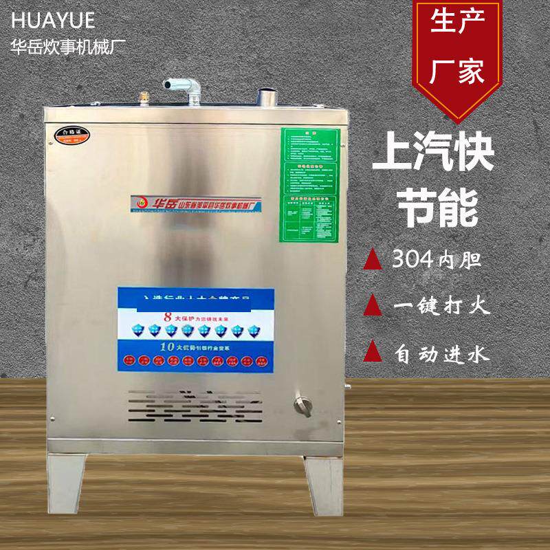 燃气蒸汽发生器商用不锈钢锅炉做豆腐蒸包子50排蒸汽机节能立式