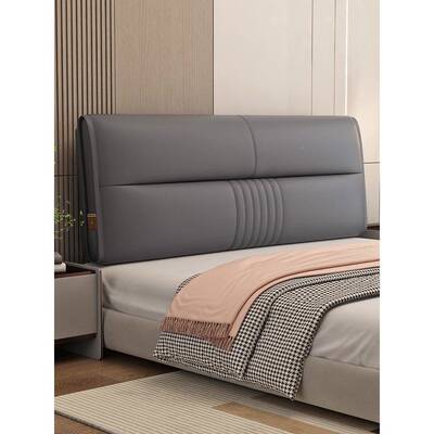 新款床头靠垫软包靠背科技布免洗床头罩榻榻米靠自粘床套大100118