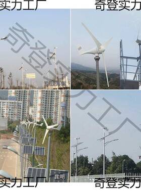 1家用小型风发电机大功率0SFN00W风光互补系力统小形路灯船用20v2